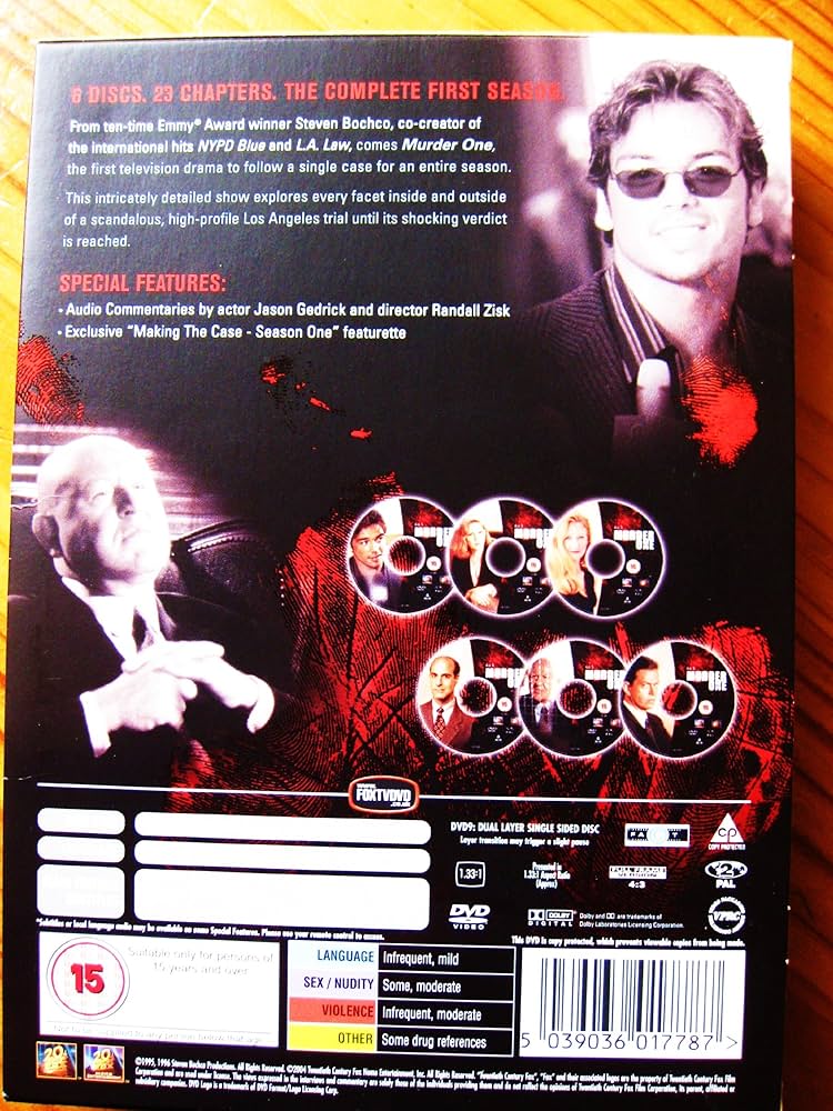 その他 Murder One [DVD] Amazon.co.jp: Murder One: Season 1 [DVD] : Daniel Benzali
